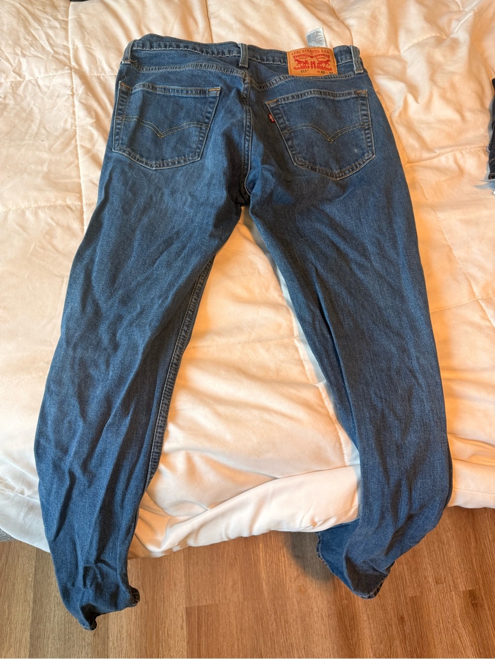 Levi's Dark Blue Straight-Leg Jeans